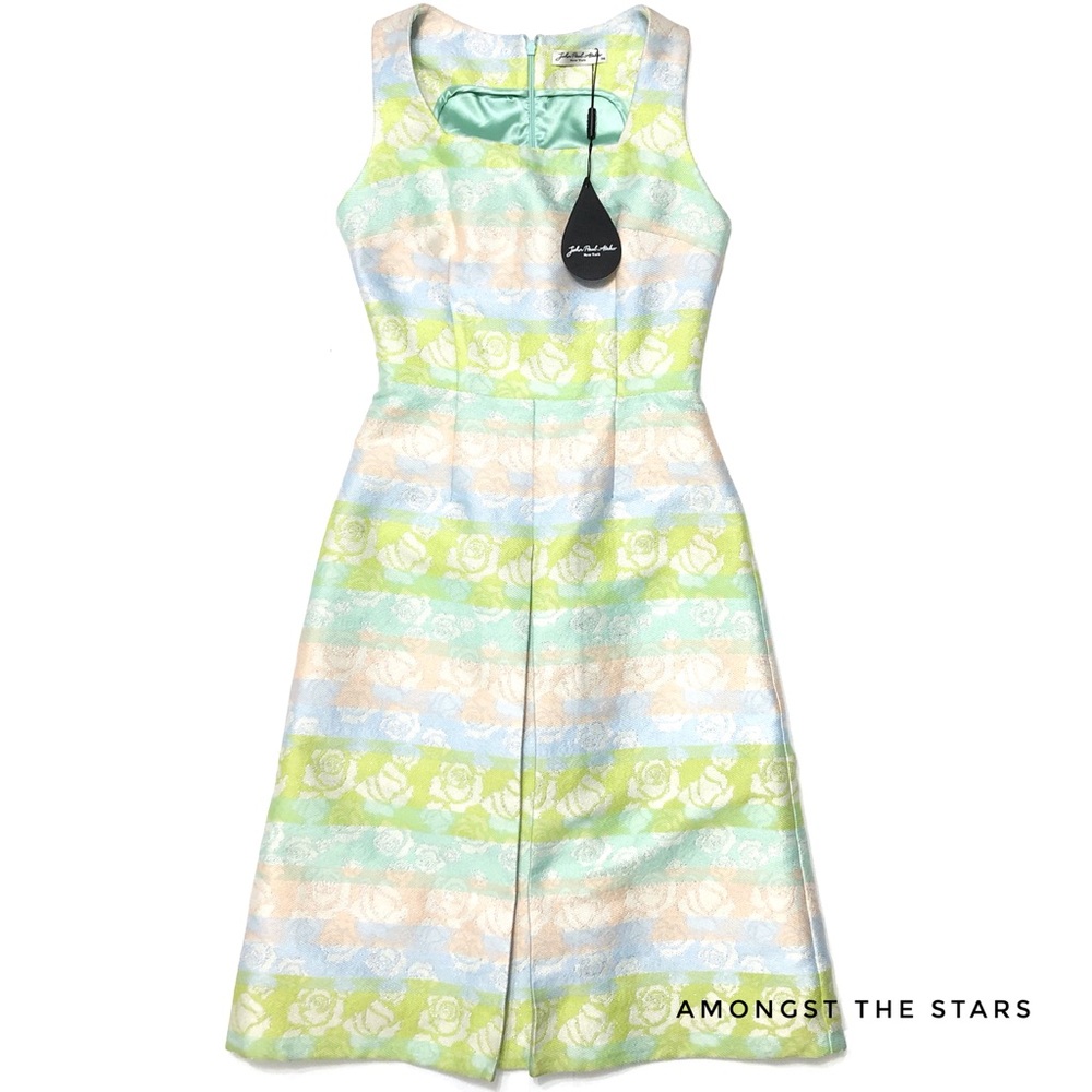 John Paul Ataker Pastel Rose Stripe A-Line Dress